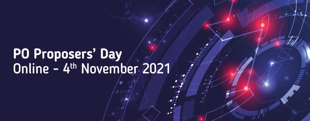 SMART 5th PO Proposers' Day - 4th November 2021